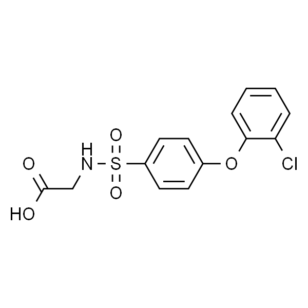 ((4-(2-氯苯氧基)苯基)磺酰基)甘氨酸