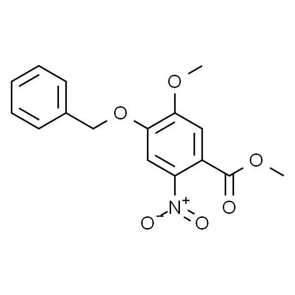 4-苄氧基-5-甲氧基-2-硝基苯甲酸甲酯