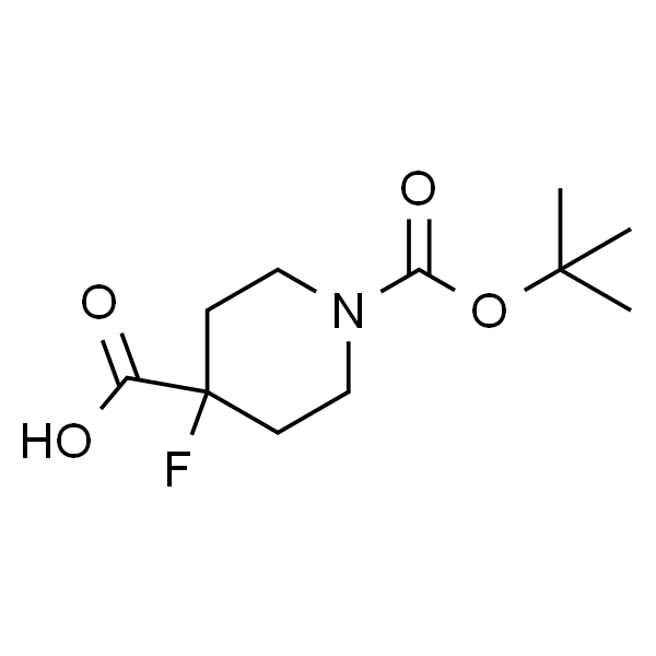 1-Boc-4-氟-4-哌啶甲酸