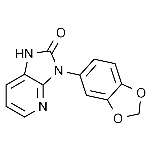 3-(苯并[d][1,3]间二氧杂环戊烯-5-基)-1,3-二氢-2H-咪唑并[4,5-b]吡啶-2-酮