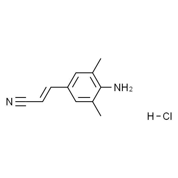 (E)-3-(4-氨基-3,5-二甲基苯基)丙烯腈盐酸盐