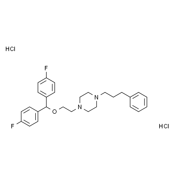 1-(2-(双(4-氟苯基)甲氧基)乙基)-4-(3-苯基丙基)哌嗪二盐酸盐
