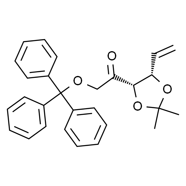 L-erythro-Hex-5-en-2-ulose, 5,6-dideoxy-3,4-O-(1-Methylethylidene)-1-O-(triphenylMethyl)- (9CI)