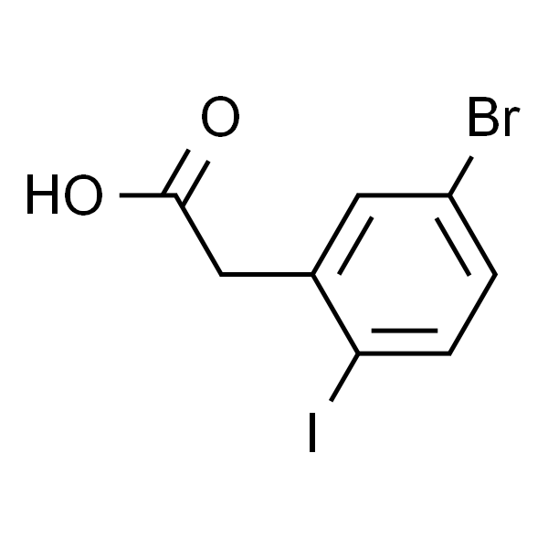 Benzeneacetic acid, 5-bromo-2-iodo-