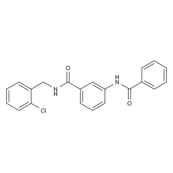 3-苯甲酰胺-N-(2-氯苄基)苯甲酰胺