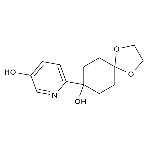 3-羟基-6-(8-羟基-1,4-二氧杂螺[4.5]癸烷-8-基)吡啶