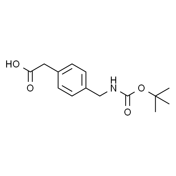 N-叔丁氧羰基-(4-氨基甲基苯基)乙酸