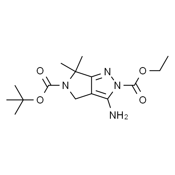 Pyrrolo[3,4-c]pyrazole-2,5(4H,6H)-dicarboxylic acid ,3-amino-6,6-dimethyl-,5-(1,1-dimethylethyl)2-ethyl ester