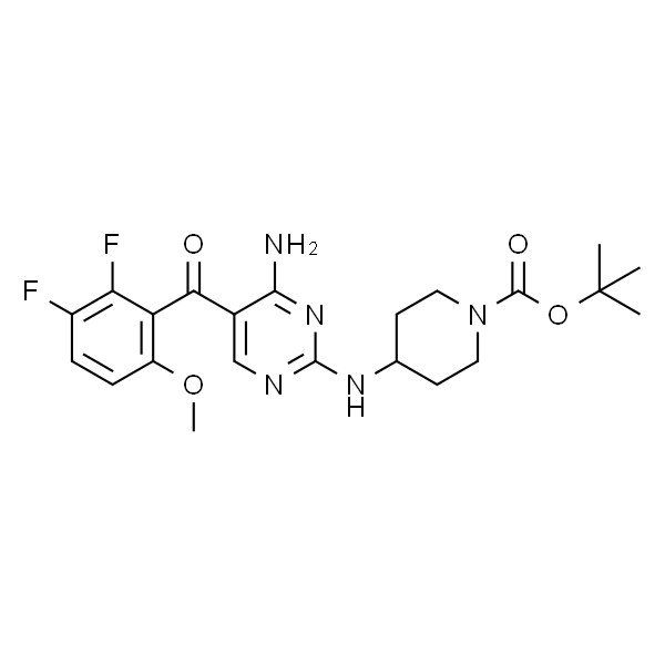 tert-butyl 4-(4-aMino-5-(2,3-difluoro-6-Methoxybenzoyl)pyriMidin-2-ylaMino)piperidine-1-carboxylate
