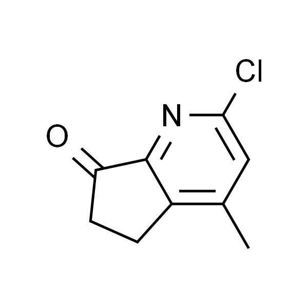 2-氯-4-甲基-5，6-二氢-7H-环戊二烯并[b]吡啶-7-酮
