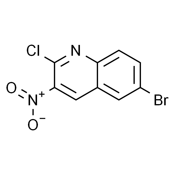 6-溴-2-氯-3-硝基喹啉