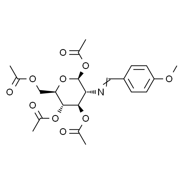 (2S,3R,4R,5S,6R)-6-(乙酰氧基甲基)-3-(((E)-4-甲氧基亚苄基)氨基)四氢-2H-吡喃-2,4,5-三乙酸三酯