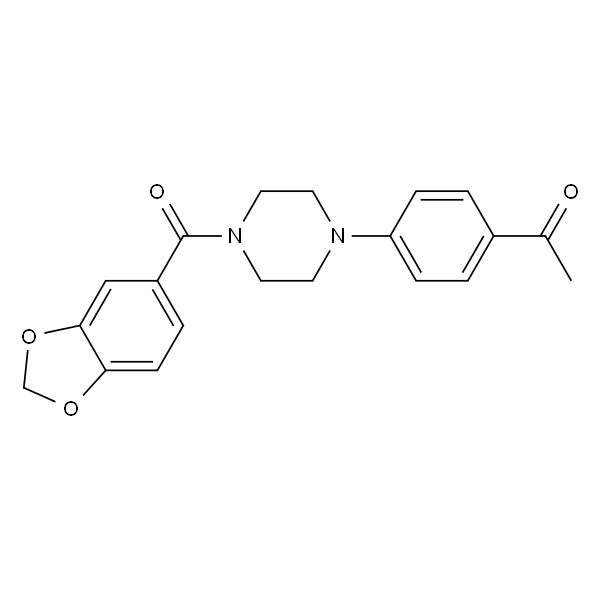 1-(4-(4-(苯并[d][1,3]二氧杂环戊烯-5-羰基)哌嗪-1-基)苯基)乙酮
