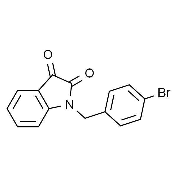 1-(4-溴苄基)吲哚-2,3-二酮
