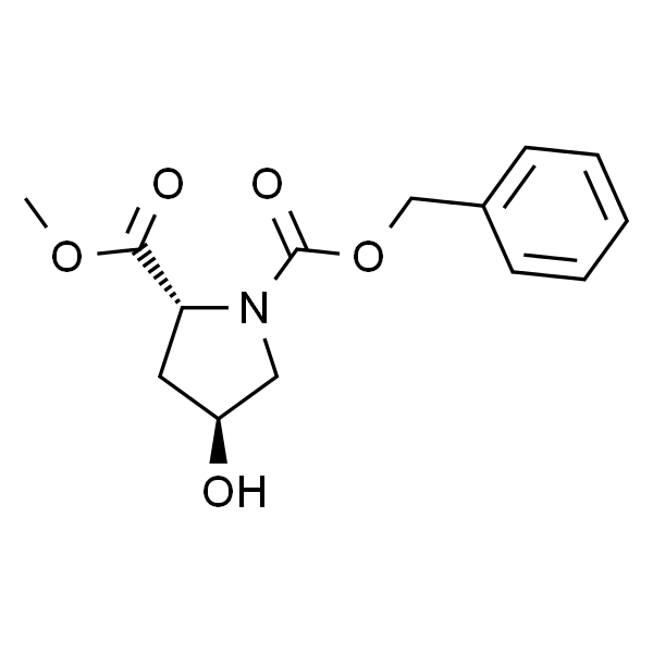 1-苄基2-甲基(2R,4S)-4-羟基吡咯烷1,2-二羧酸盐