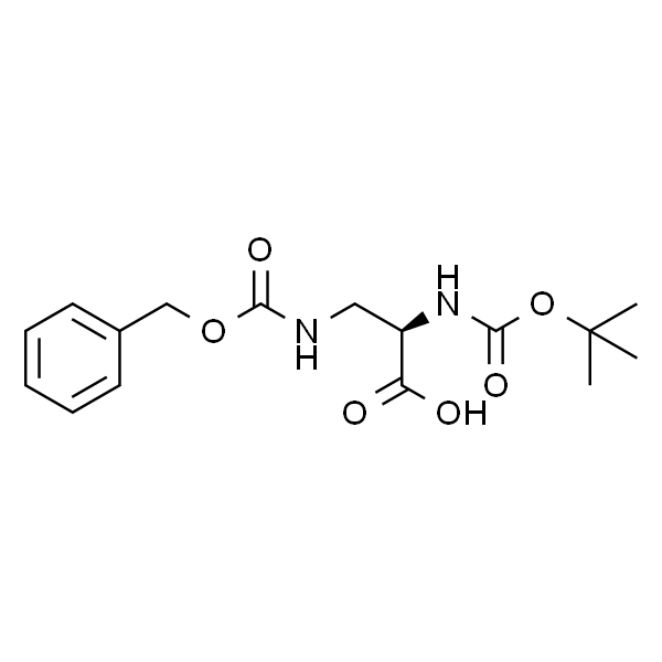 N-[叔丁氧羰基]-3-[[苄氧羰基]氨基]-D-丙氨酸