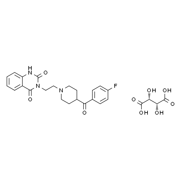 3-(2-(4-(4-氟苯甲酰基)哌啶-1-基)乙基)喹唑啉-2,4(1H,3H)-二酮 2,3-二羟基琥珀酸盐