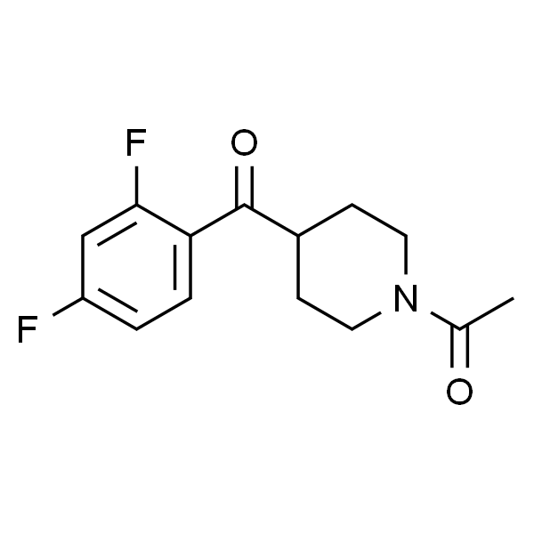 1-(4-(2,4-二氟苯甲酰基)哌啶-1-基)乙酮