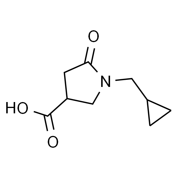 1-(环丙甲基)-5-氧代吡咯烷-3-甲酸