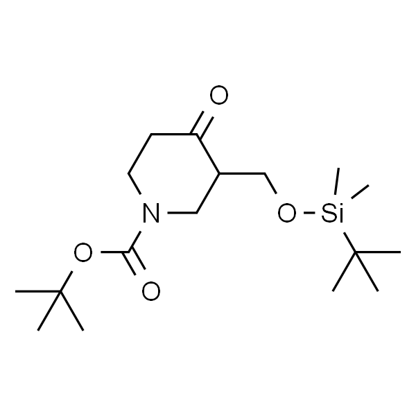 3-(((叔丁基二甲基甲硅烷基氧基)乙基)-4-氧代哌啶-1-甲酸叔丁酯