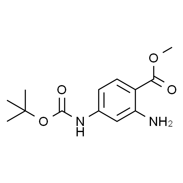 2-氨基-4-(1,1-二甲基乙氧基)羰基氨基-苯甲酸甲酯