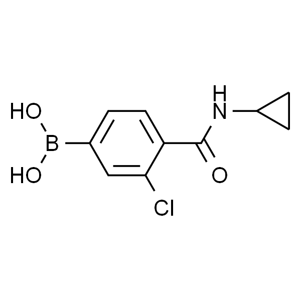 3-Chloro-4-(cyclopropylcarbamoyl)benzeneboronic acid