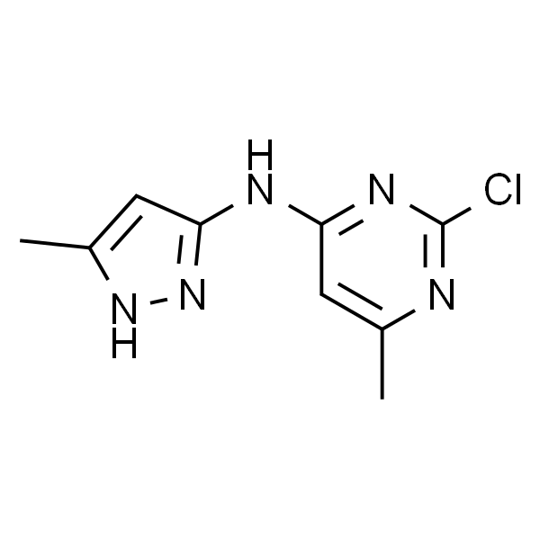 2-氯-6-甲基-N-(5-甲基-1H-吡唑-3-基)嘧啶-4-胺