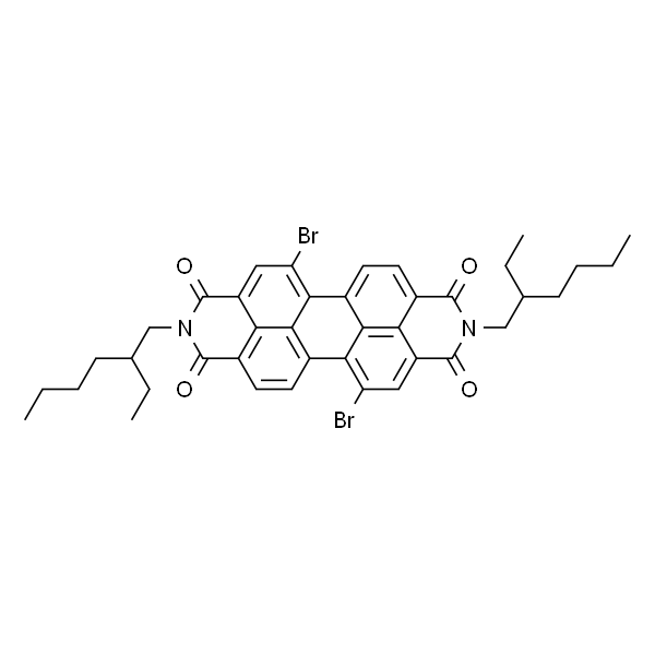 5,12-二溴-2,9-双(2-乙基己基)蒽[2,1,9-DEF：6,5,10-d'e'f']二异喹啉-1,3,8,10(2H ,9H)-四酮