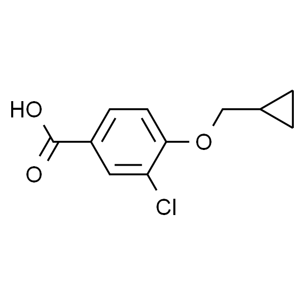 3-氯-4-(环丙基甲氧基)苯甲酸