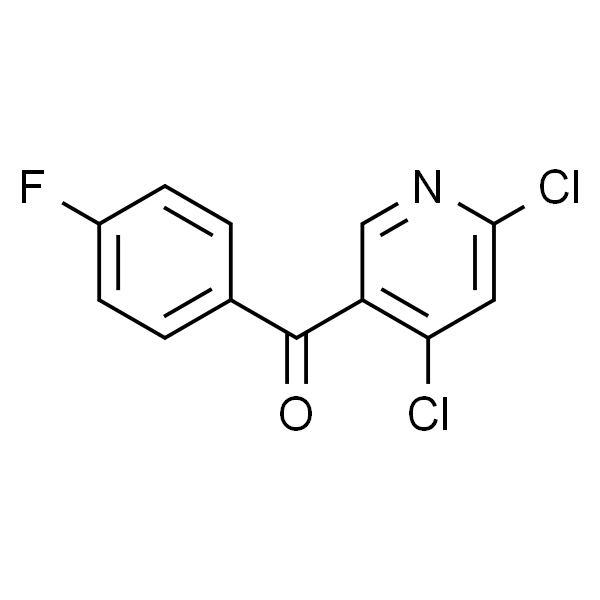 (4,6-二氯-3-吡啶基)(4-氟苯基)甲酮