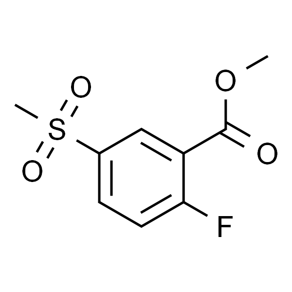 Benzoic acid, 2-fluoro-5-(methylsulfonyl)-, methyl ester