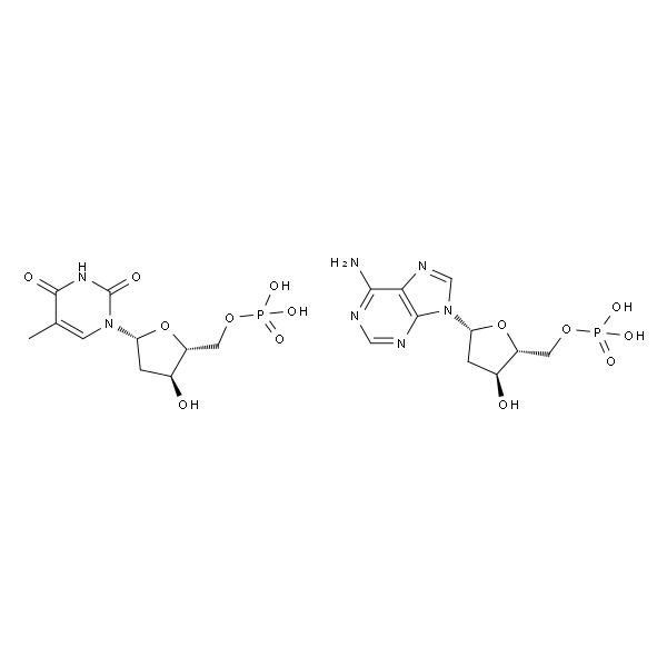 Poly(deoxyadenylic-thymidylic) acid sodium salt double-stranded alternating copolymer