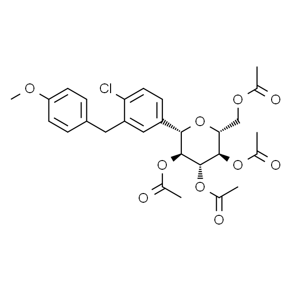 (2R,3R,4R,5S,6S)-2-(乙酰氧基甲基)-6-(4-氯-3-(4-甲氧基苄基)苯基)四氢-2H-吡喃-3,4,5-三乙基三乙酸酯