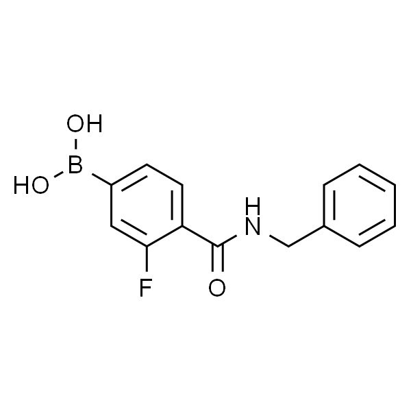 [4-(benzylcarbamoyl)-3-fluoro-phenyl]boronic acid