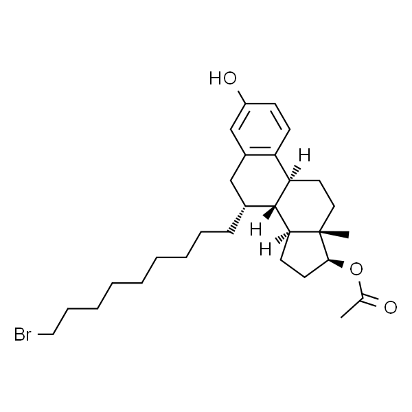 (7a,17b)-7-(9-溴壬基)雌甾-1,3,5(10)-三烯-3,17-二醇17-醋酸酯
