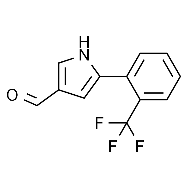 5-(2-三氟甲基苯基)-1H-吡咯-3-甲醛