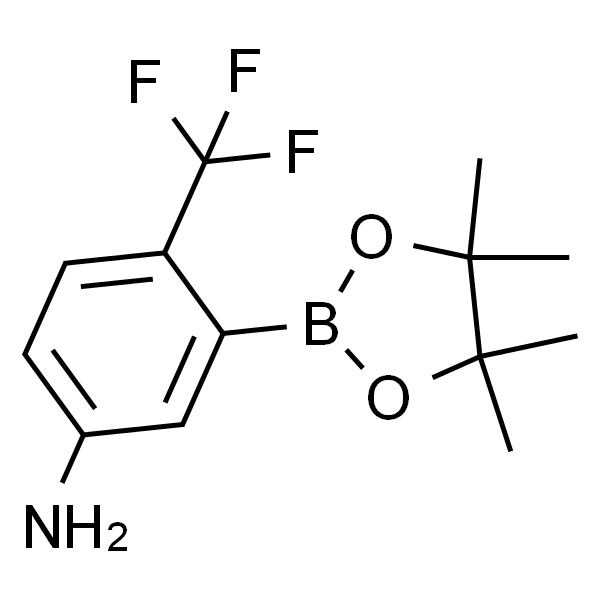 3-(4,4,5,5-四甲基-1,3,2-二氧杂硼烷-2-基)-4-(三氟甲基)苯胺