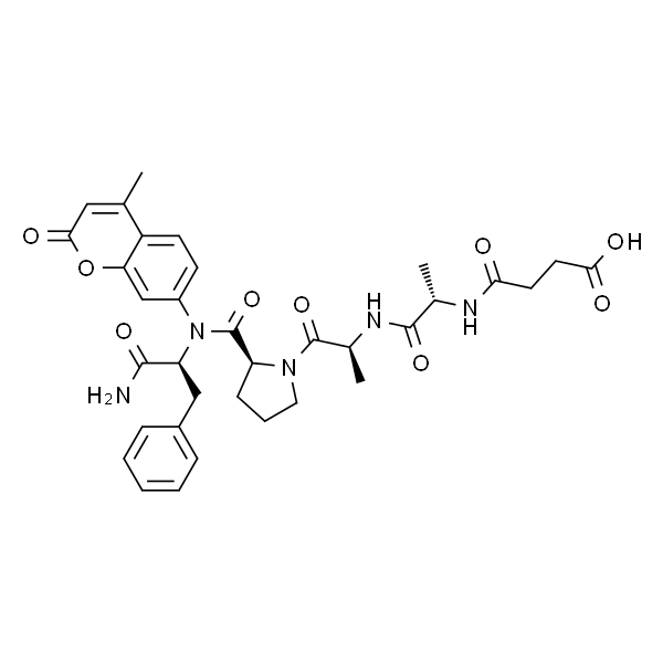 N-Succinyl-Ala-Ala-Pro-Phe-7-amido-4-methylcoumarin Leucine aminopeptidase substrate