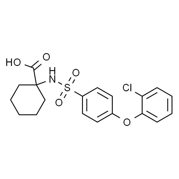 1-((4-(2-氯苯氧基)苯基)磺酰氨基)环己烷-1-羧酸