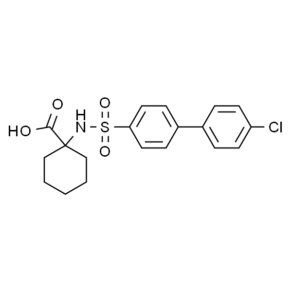1-((4''-氯-[1,1''-联苯基])-4-磺酰氨基)环己烷-1-羧酸