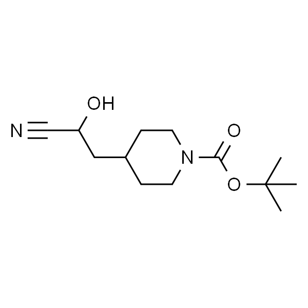 4-(2-氰基-2-羟乙基)哌啶-1-甲酸叔丁酯