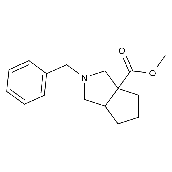 2-苄基六氢环戊基[c]吡咯-3a（1H）-羧酸甲酯