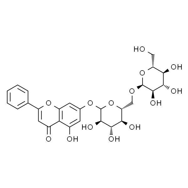 白杨素-7-O-龙胆二糖苷
