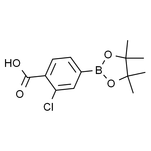 2-氯-4-(4,4,5,5-四甲基-1,3,2-二氧硼杂环戊烷-2-基)苯甲酸