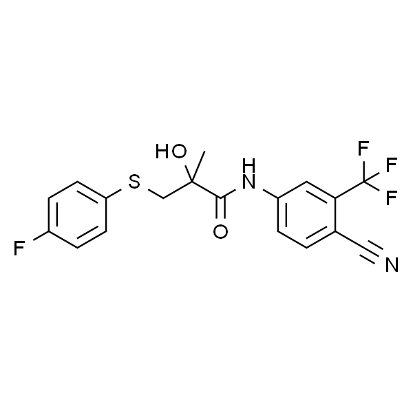 N-[4-氰基-3-(三氟甲基)苯基]-3-(4-氟苯巯基)-2-羟基-2-甲基丙酰胺