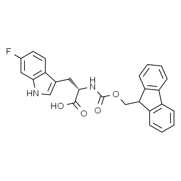 (S)-2-(((((9H-荧光素-9-基)甲氧基)羰)胺基)-3-(6-氟-1H-吲哚-3-基)丙酸