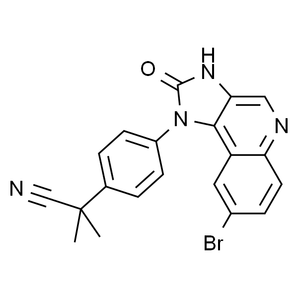 2-[4-(8-溴-2-氧代-2,3-二氢咪唑并[4,5-C]喹啉-1-基)苯基]-2-甲基丙腈