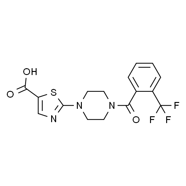2-(4-(2-(三氟甲基)苯甲酰基)哌嗪-1-基)噻唑-5-羧酸