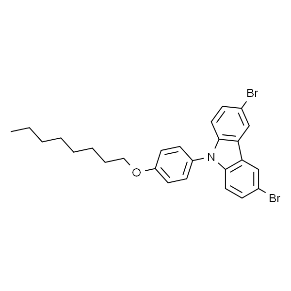 3,6-二溴-9-(4-N-辛氧基苯基)-9H-咔唑