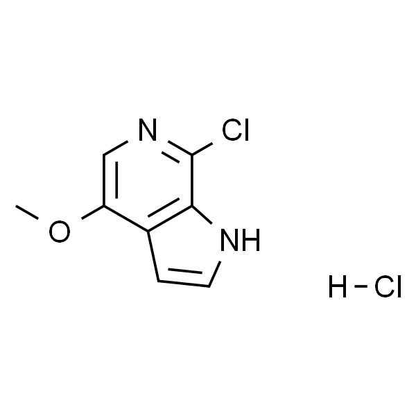 1H-Pyrrolo[2,3-c]pyridine, 7-chloro-4-methoxy-, hydrochloride (1:1)